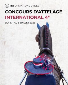 Concours international d'attelage haras du pin 2026